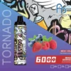 RANDM TORNADO - MIXED BERRIES - DISPOSABLE VAPE DEVICE (6000 PUFFS) - 5% Nicotine Rechargeable type-C