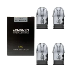 UWELL CALIBURN A2/A2S/AK2 PODS 1.2OHM - PACK OF 4 PODS (Side Filling Pods)