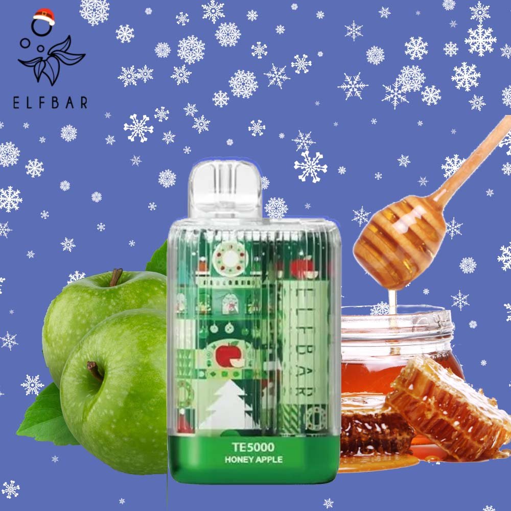 elf-bar-te-5000-zatyazhek-new-year-Honey-Apple