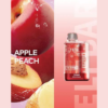 ELF BAR TE6000 PUFFS DISPOSABLE VAPE - APPLE PEACH - 5% NIC ( Rechargeable type-C )