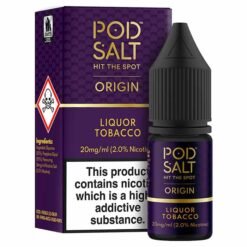POD SALT NICOTINE SALT - ORIGIN LIQUOR TOBACCO – 30ML