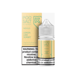 POD SALT NICOTINE SALT - NEXUS LEMON LIME SORBET – 30ML (Ice Edition)