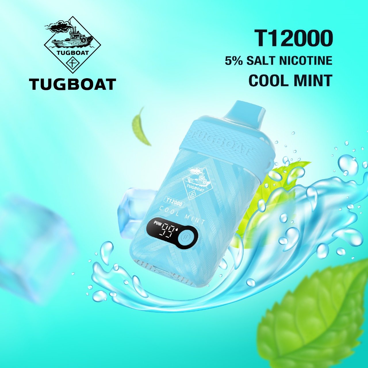 Tugboat-T12000-Cool-Mint-Disposable-Vape