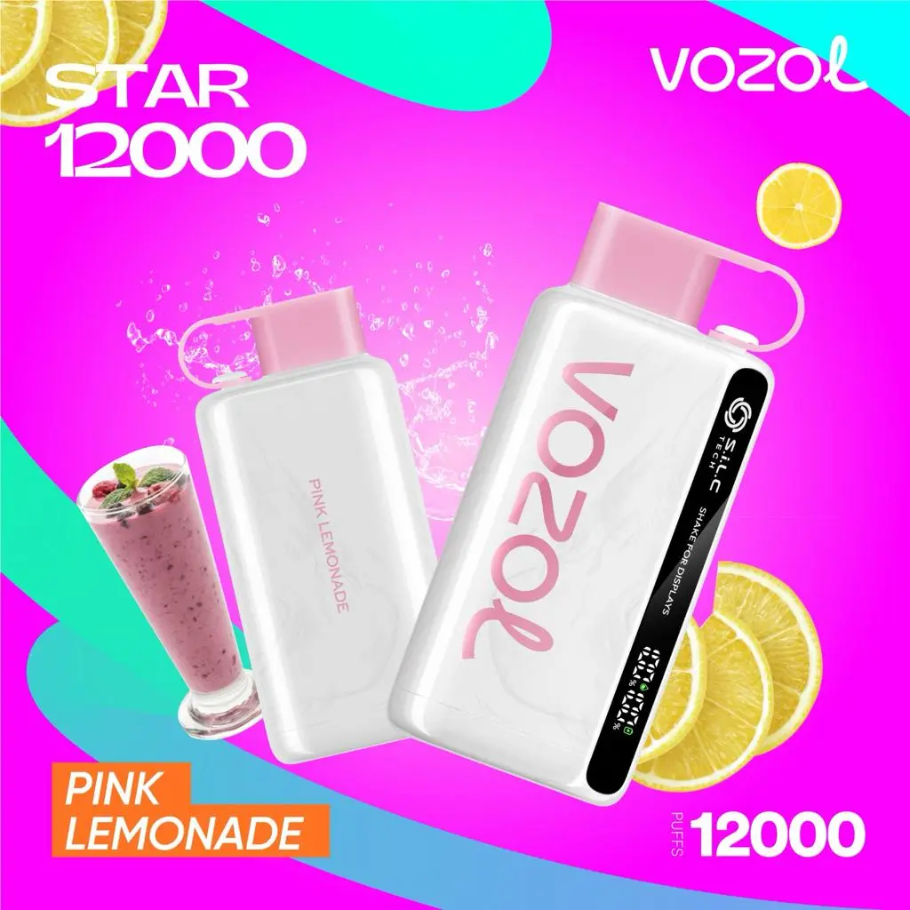 Vozol-Star-12000-Puffs-Pink-Lemonade