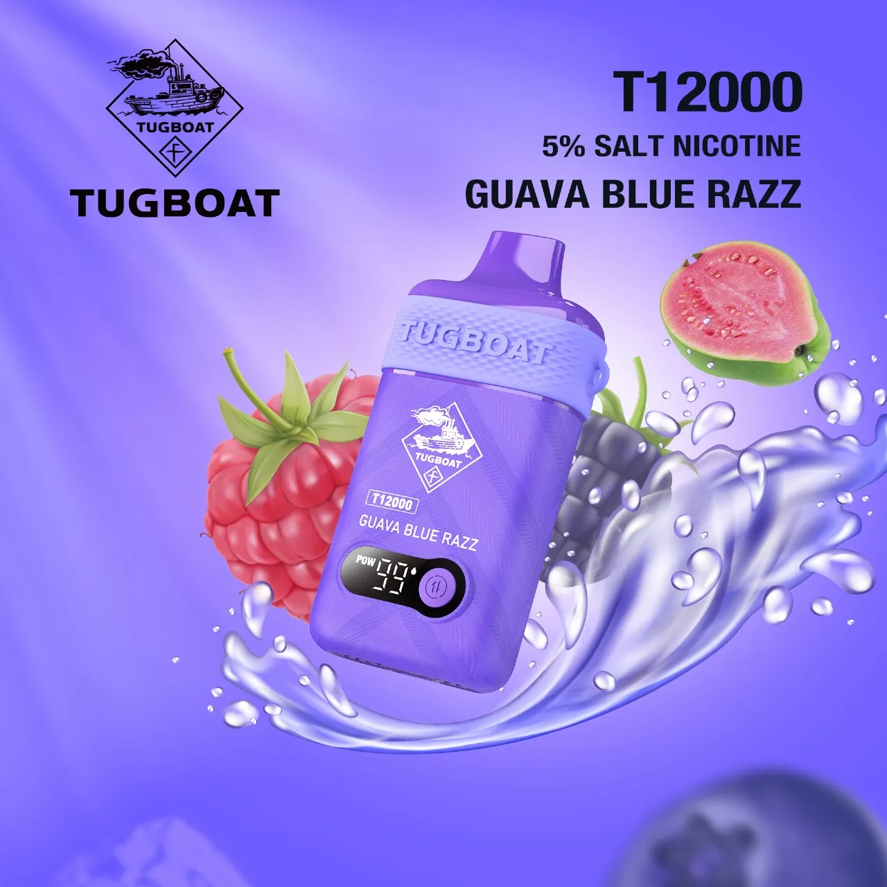 Tugboat-T12000-Guava-Blue-Razz-Disposable-Vape