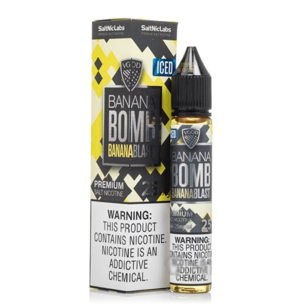Vgod Saltnic Iced Banana Bomb 30ml 25 mg in UAE