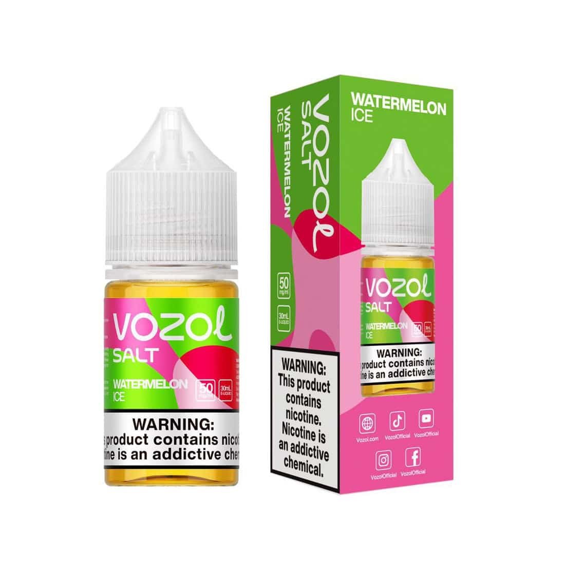 VOZOL Salt Nicotine 30mL Watermelon Ice in UAE