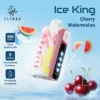 ELF BAR ICE KING 30000 PUFFS - CHERRY WATERMELON – 5% Nic – Type C Rechargeable