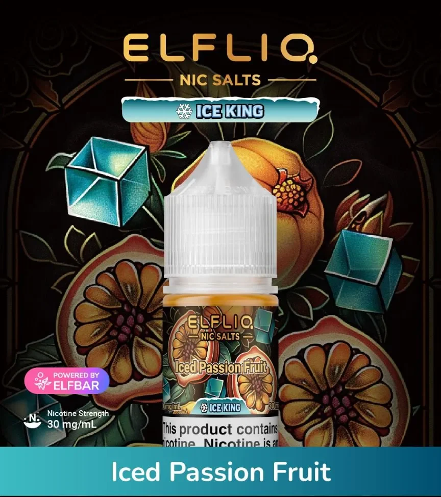 ELFLIQ-Nic-Salts-30mg-Ice-King-Iced-Passion-Fruit