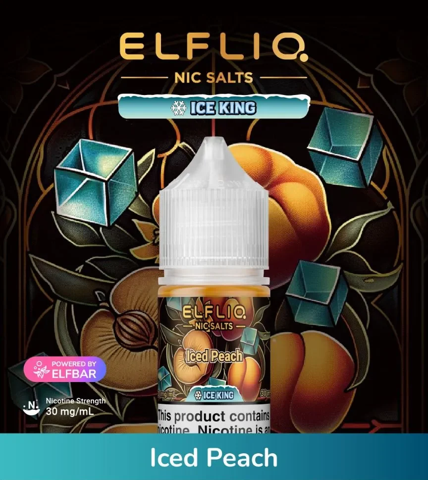 ELFLIQ-Nic-Salts-30mg-Ice-King-Iced-Peach