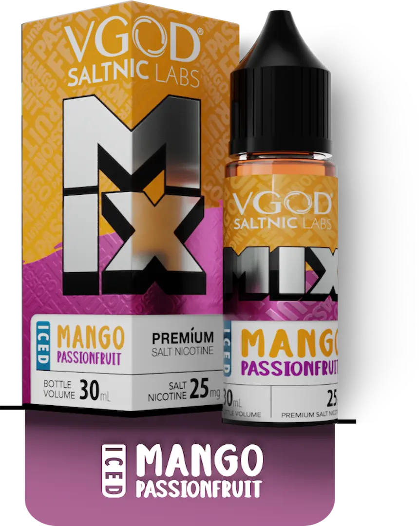 VGOD MIX MANGO PASSION FRUIT ICE 30ml Nic Salt