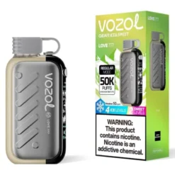 VOZOL GEAR ICE & SWEET DISPOSABLE VAPE 50K Puffs - Love 777 - 5% Nic - Type C Rechargeable (4 Ice levels & 2 Sweet levels)