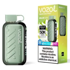 VOZOL GEAR ICE & SWEET DISPOSABLE VAPE 50K Puffs - Melon Gum - 5% Nic - Type C Rechargeable (4 Ice levels & 2 Sweet levels)