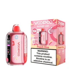 VOOPOO REPOP 35K Puffs - Peach Dive - 5% Disposable Vape - Type C Rechargeable